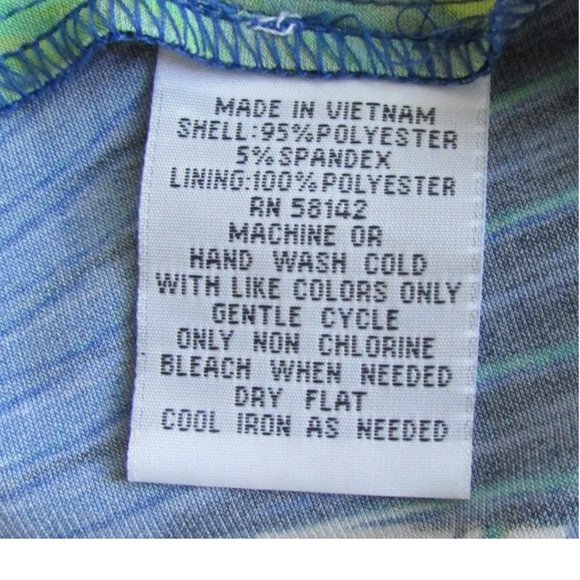 Maggie London Multi Color Wrap Top Summer Dress - Picture 4 of 4